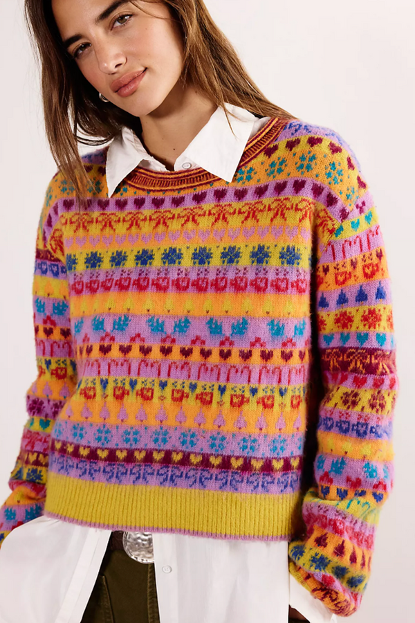 FP Favorite Things Sweater - Bright Confetti