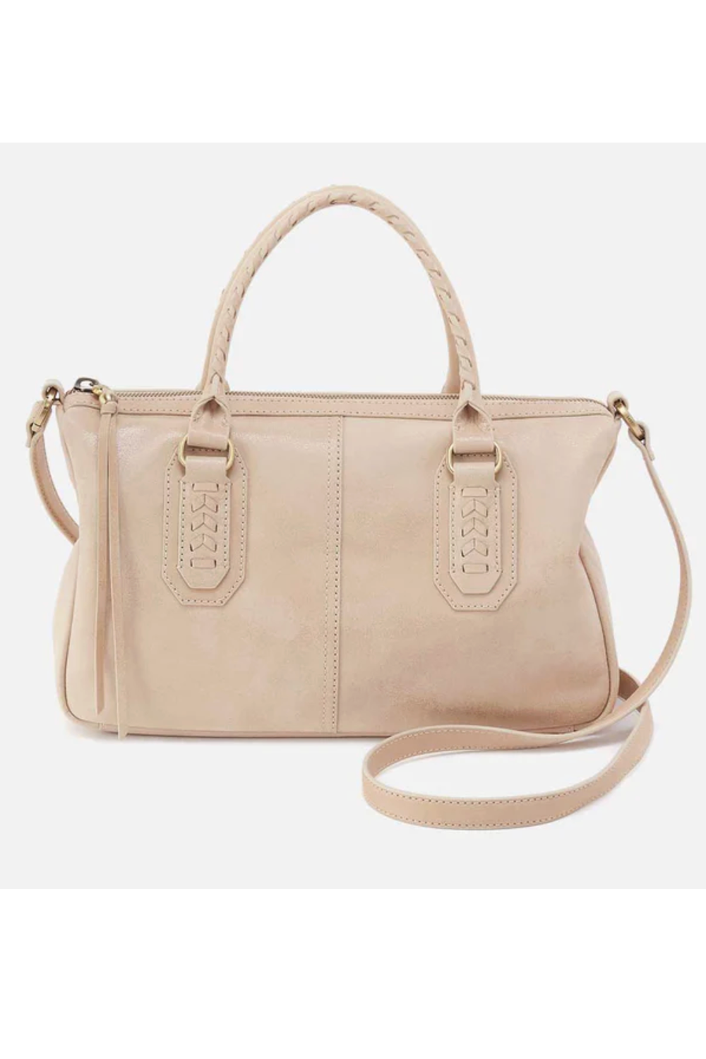 Expedition Satchel - Buffed Hide Frosted Pearl