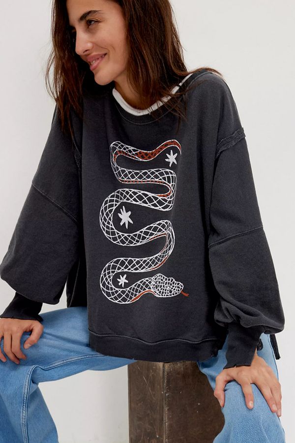 FP Graphic Camden Pullover - Snake Combo