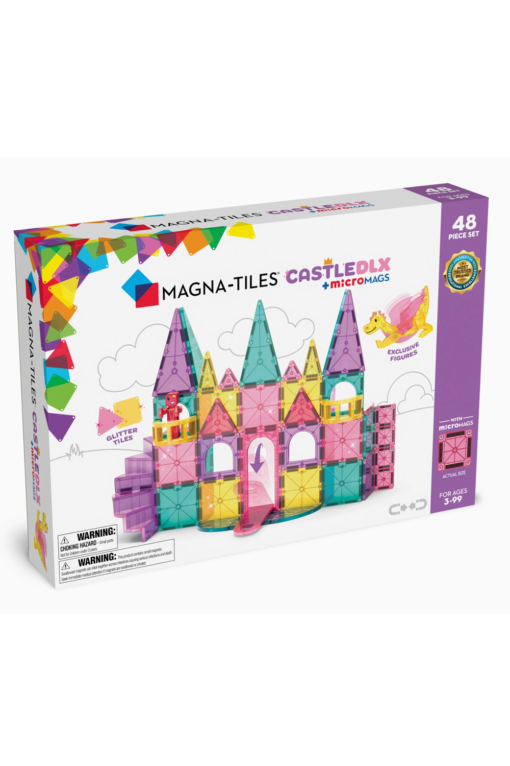 Magna-Tiles Castle DLX 48 Piece Set