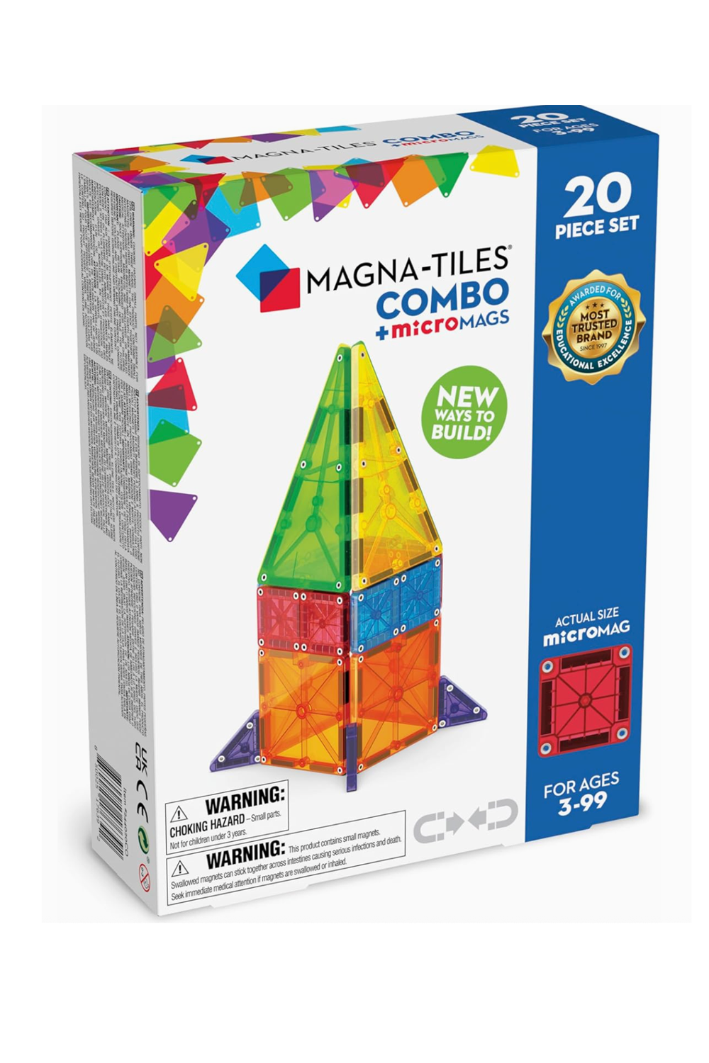 Magna-Tiles Combo 20 Piece Set