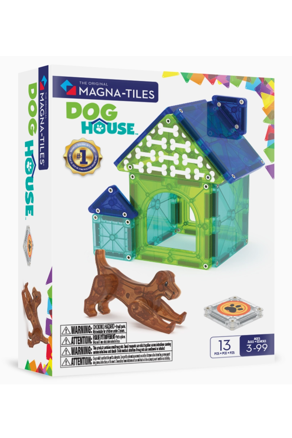 Magna-Tiles Dog House 13 Piece Set