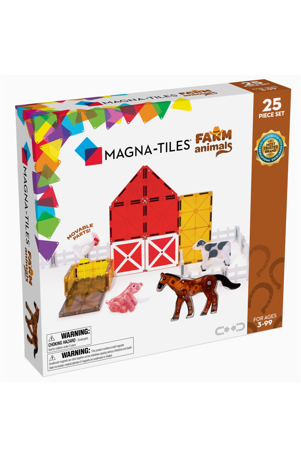 Magna-Tiles Farm Animals 25 Piece Set
