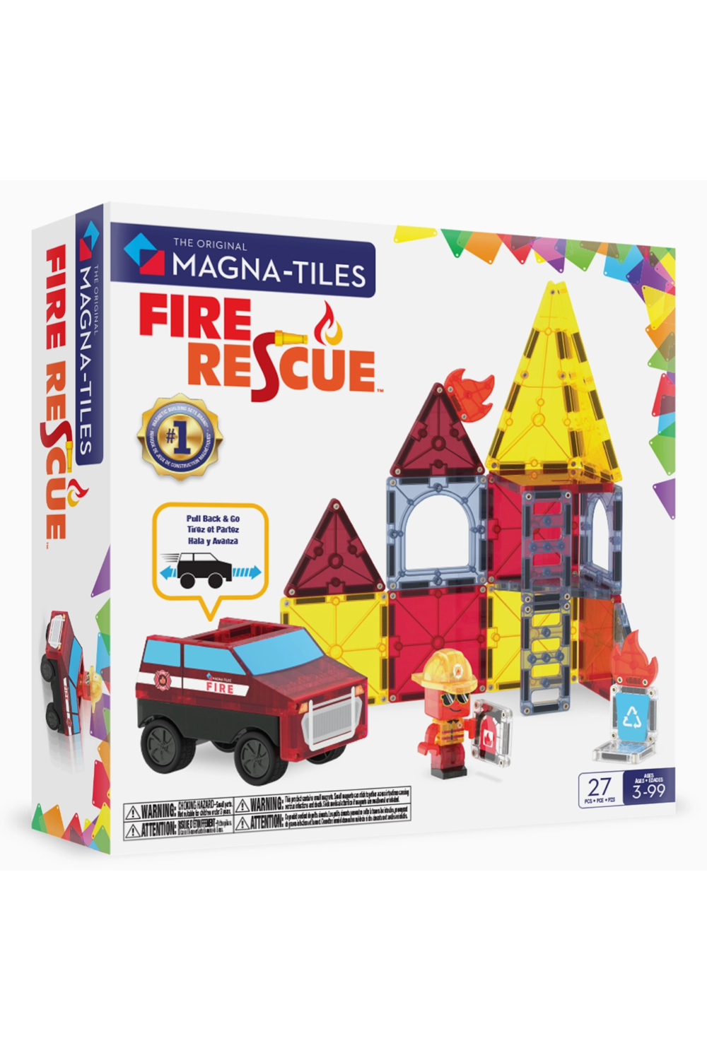 Magna-Tiles Fire Rescue 27 Piece Set
