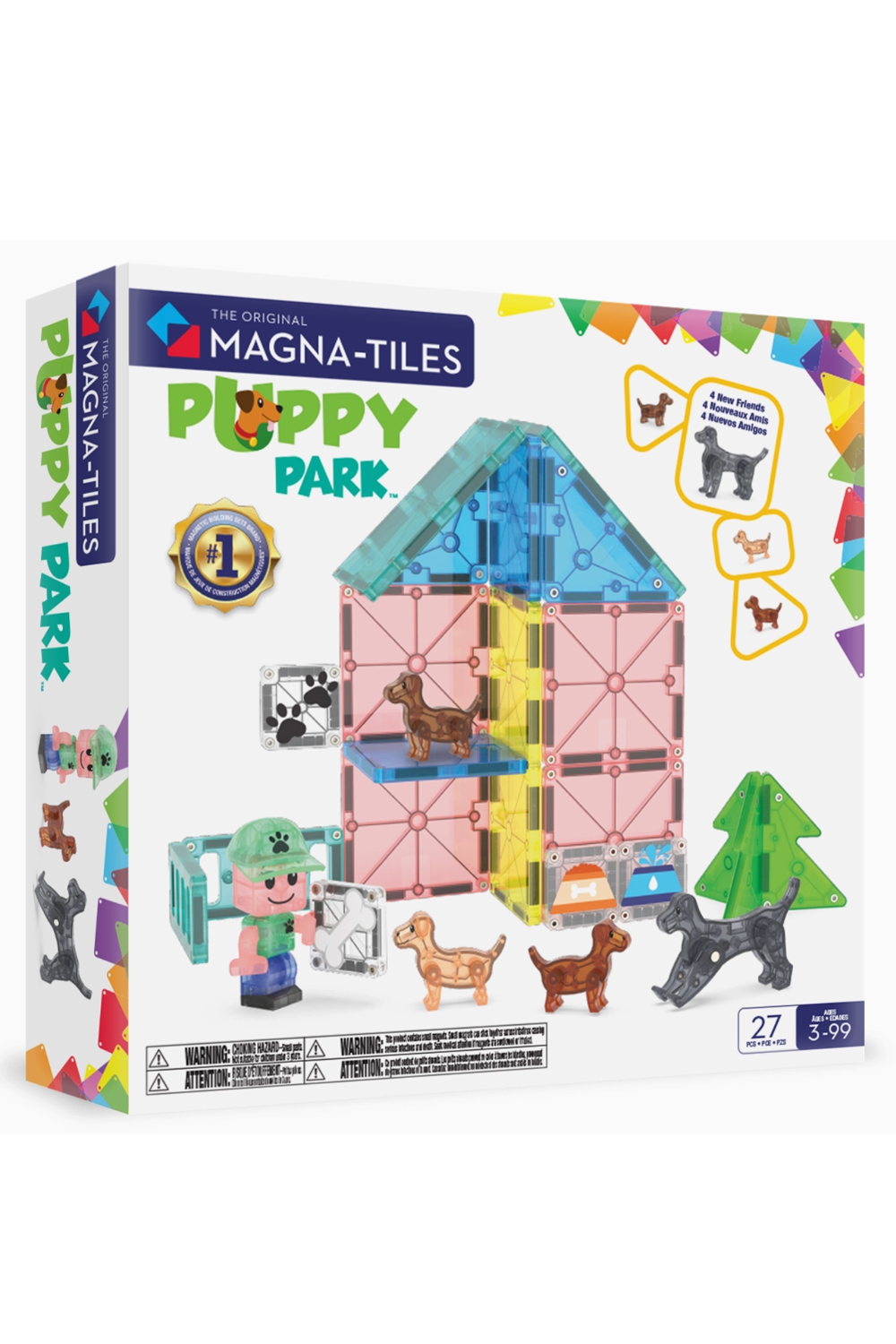 Magna-Tiles Puppy Park 27 Piece Set