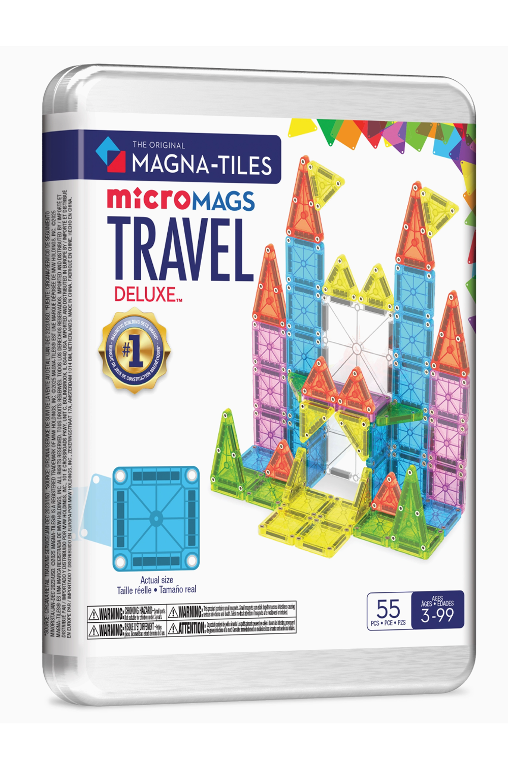 Magna-Tiles Travel Set Deluxe 55 Piece Set