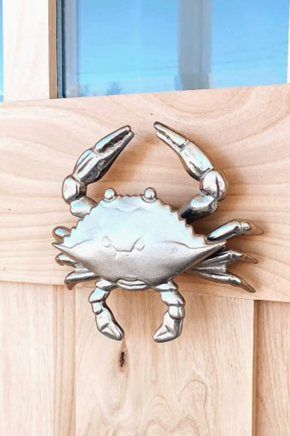 Door Knocker - Crab Nickel Silver