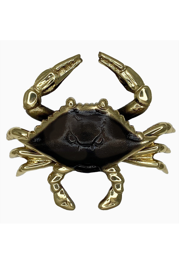 Door Knocker - Crab Brass