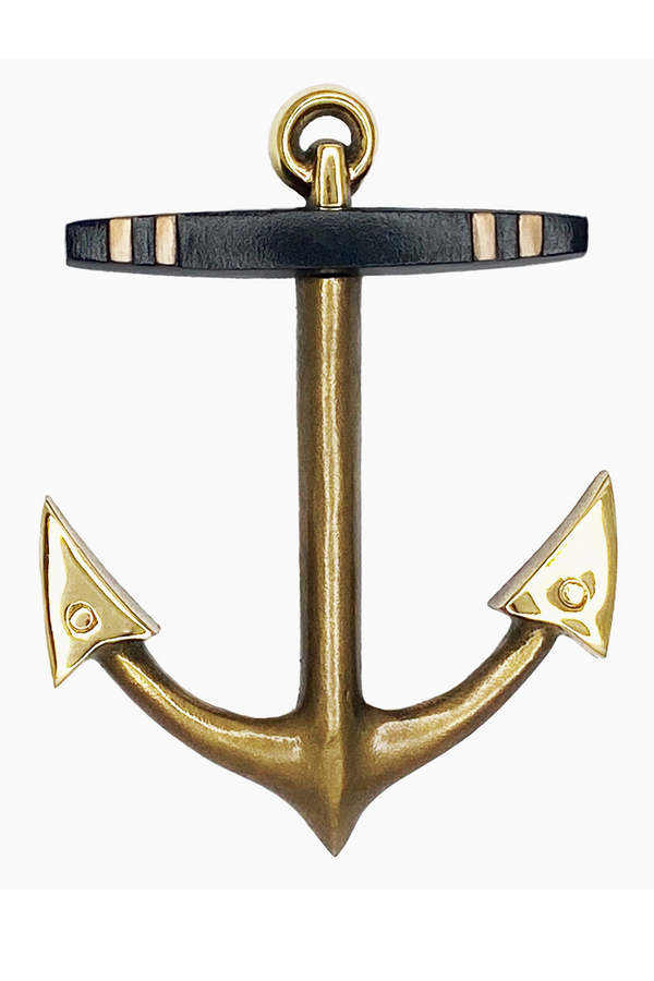 Door Knocker - Anchor Brass