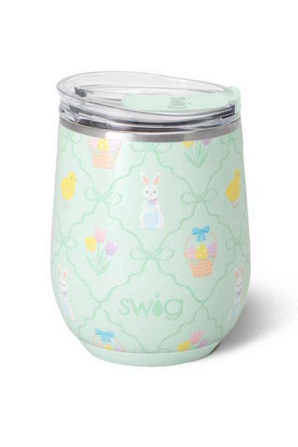 Modern Stemless Wine Tumbler - Hoppy Easter