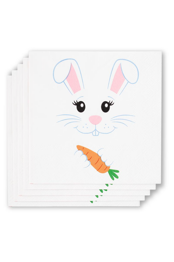 Cocktail Napkin Pack - Easter Bunny Face