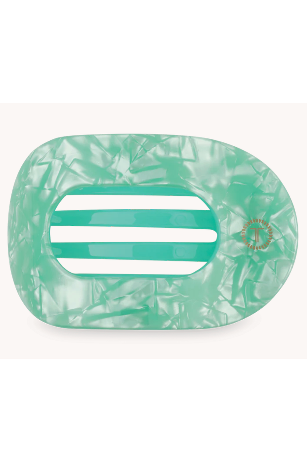 Teleties Flat Round Hair Clip - Spring Splash