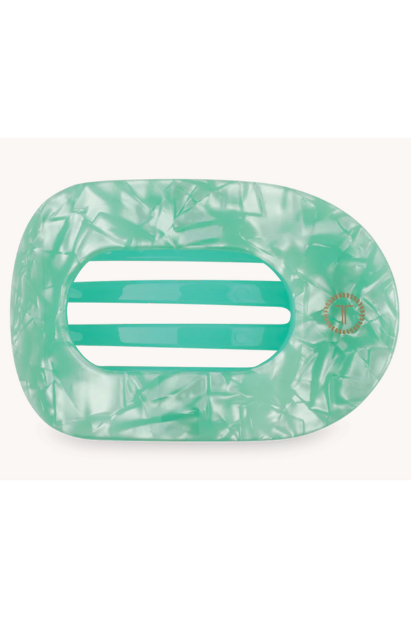 Teleties Flat Round Hair Clip - Spring Splash