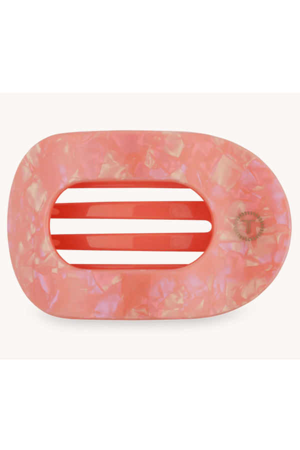 Teleties Flat Round Hair Clip - Dreamsicle