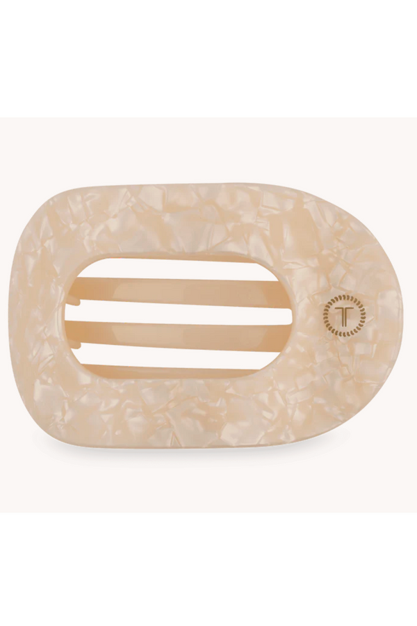 Teleties Flat Round Hair Clip - Soft Surf