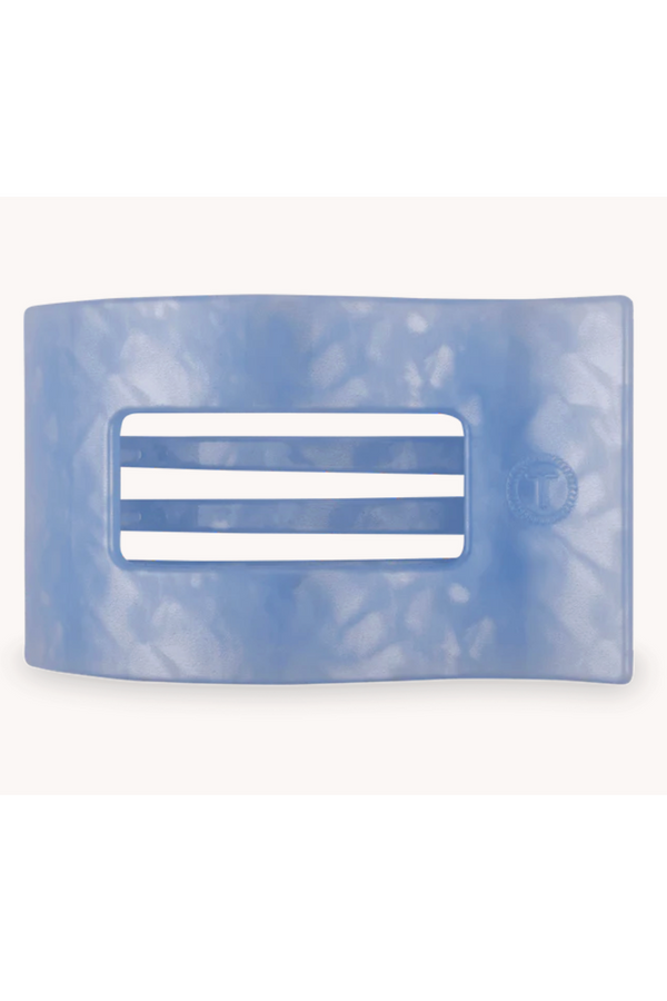 Teleties Rectangle Hair Clip - Blue Lagoon