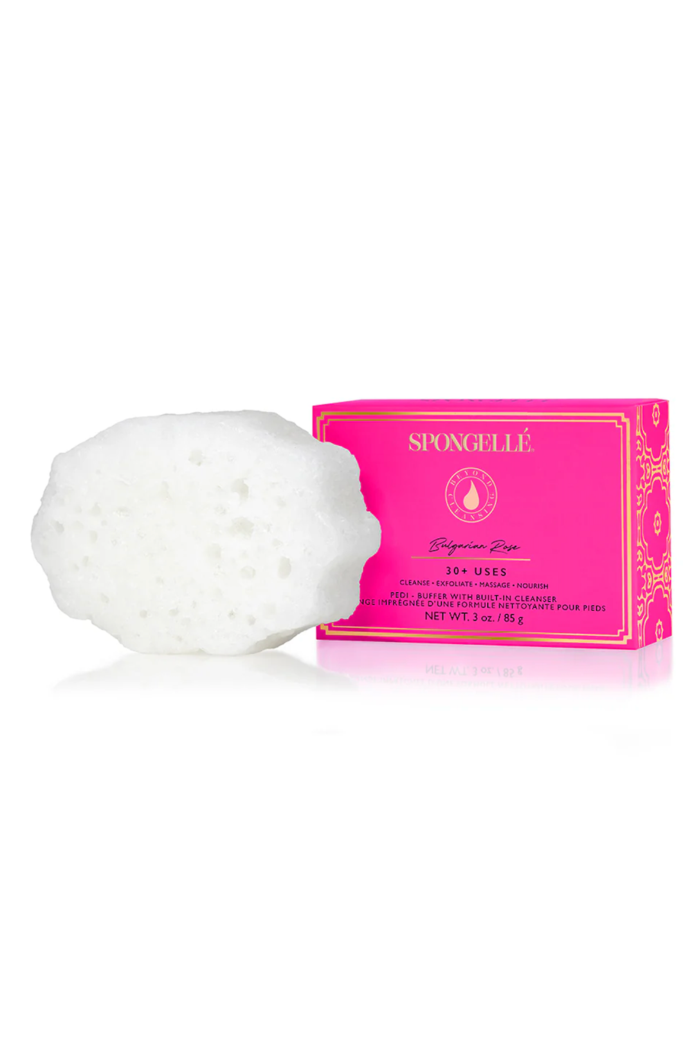Spongelle Pedi Buffer - Bulgarian Rose