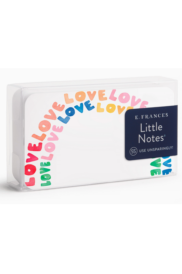 EFRAN 55 COUNT Little Notes - Love Rainbow