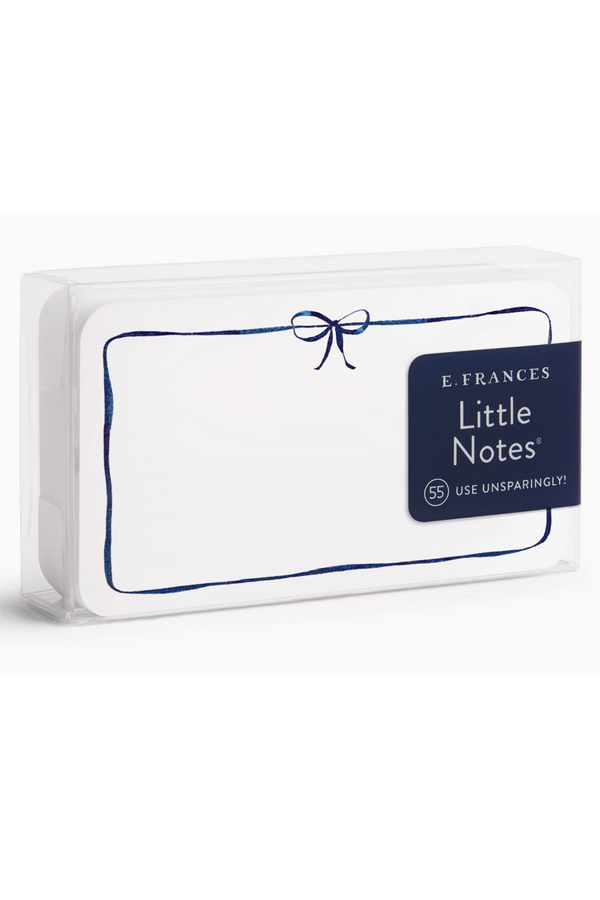 EFRAN 55 COUNT Little Notes - Navy Bow