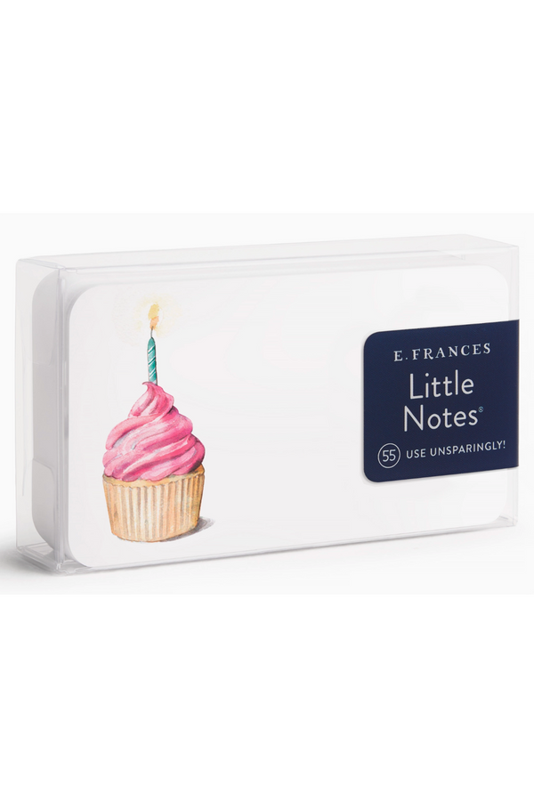 EFRAN 55 COUNT Little Notes - Pink Cupcake