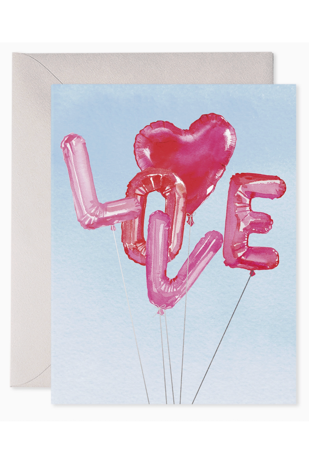 EFran Valentine's Day Greeting Card - Helium Love