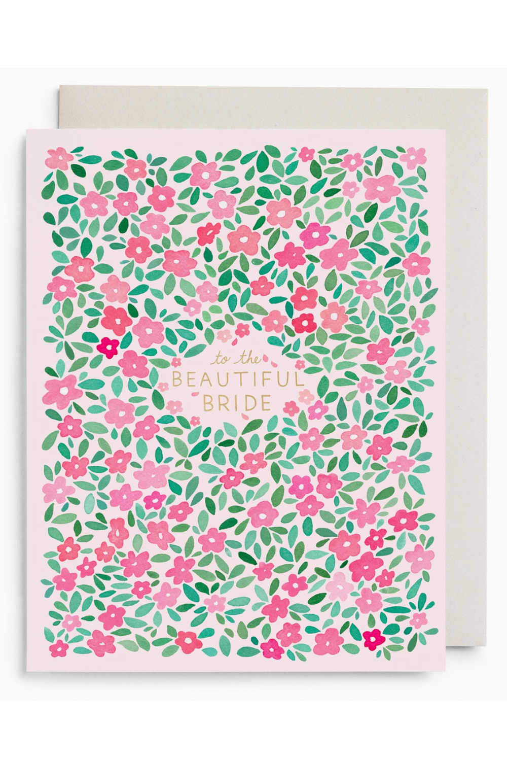 EFRAN Wedding Greeting Card - Pink Petals