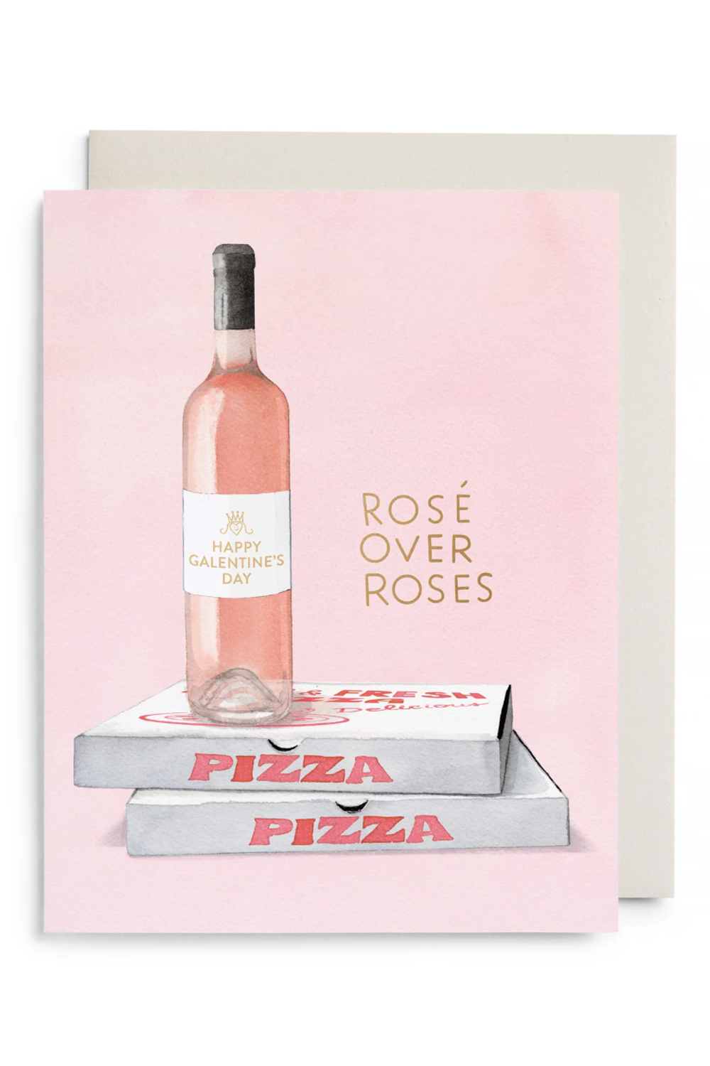 EFran Valentine's Day Greeting Card - Rose Over Roses