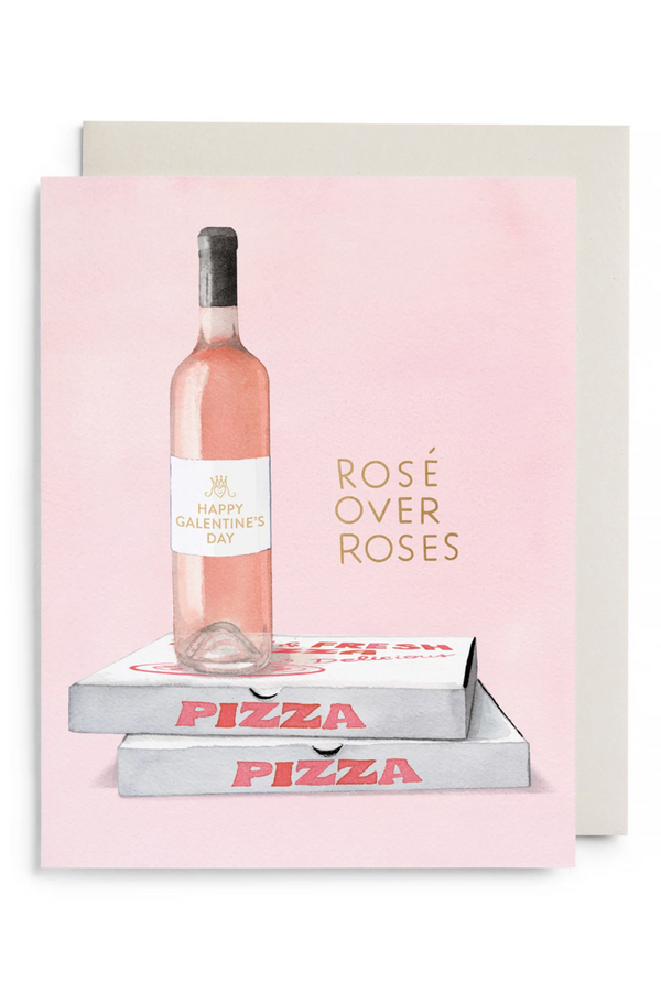 EFran Valentine's Day Greeting Card - Rose Over Roses