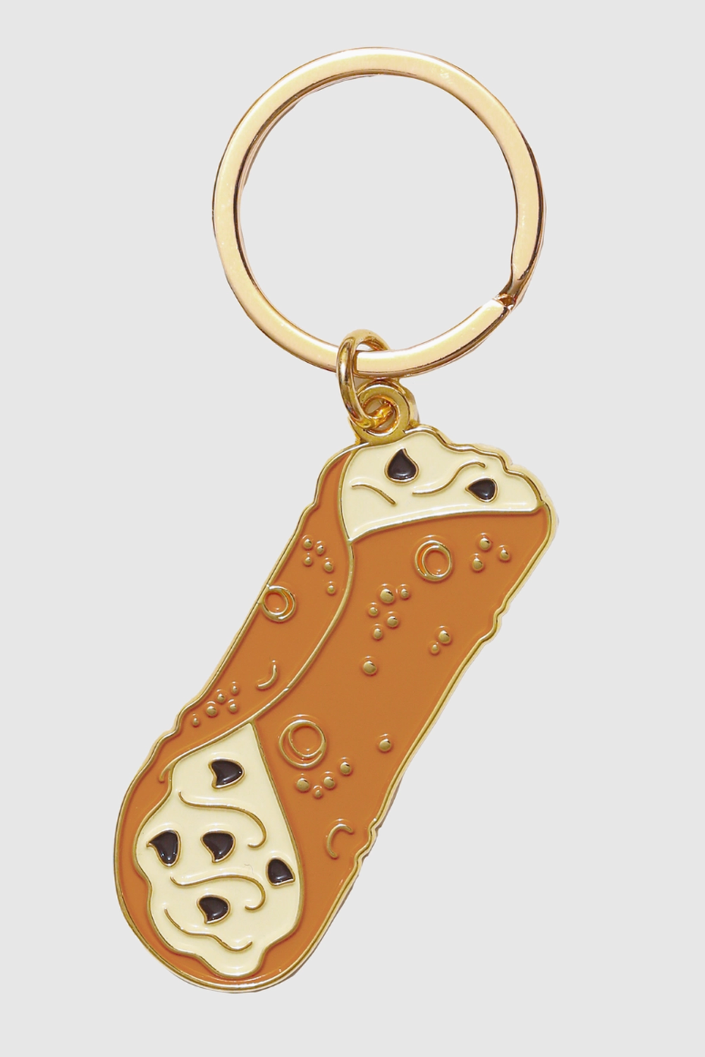 Trendy Enamel Keychain - Cannoli
