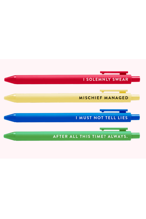 Trendy Pen Set - Yer a Wizard