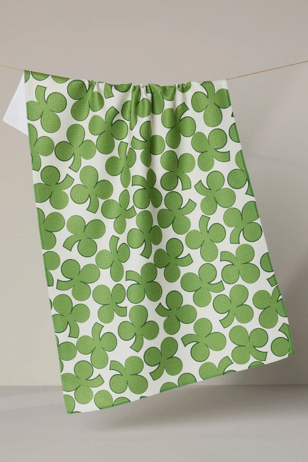 Geometry Kitchen Tea Towel - Clover Toss