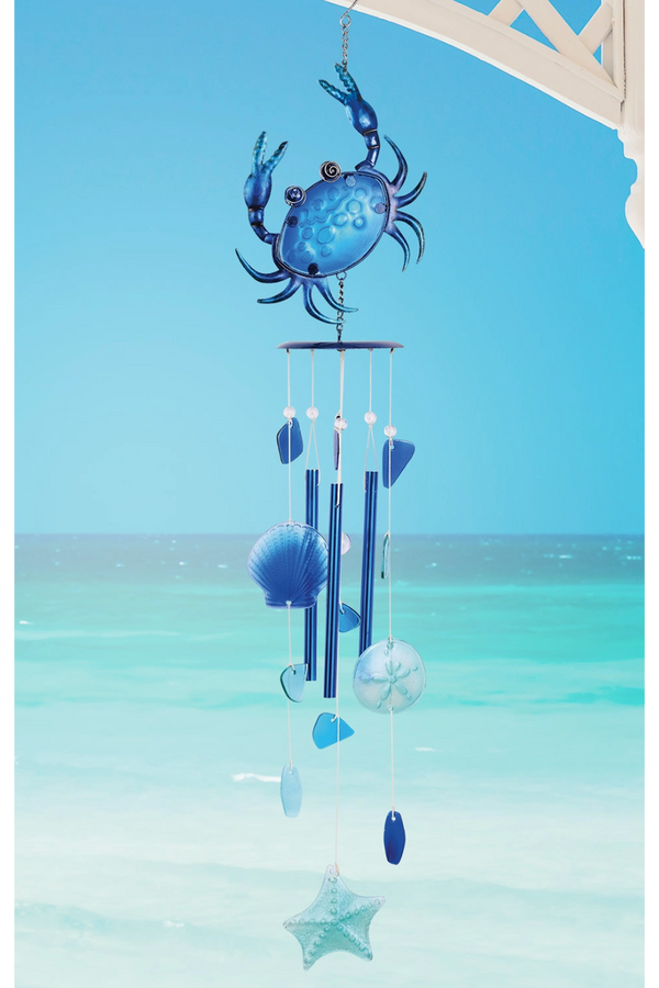 Wind Chime - Bright Blue Crab