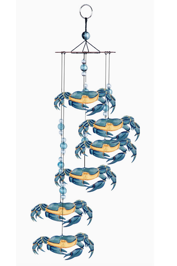 Wind Chime - Multiple Blue Crabs