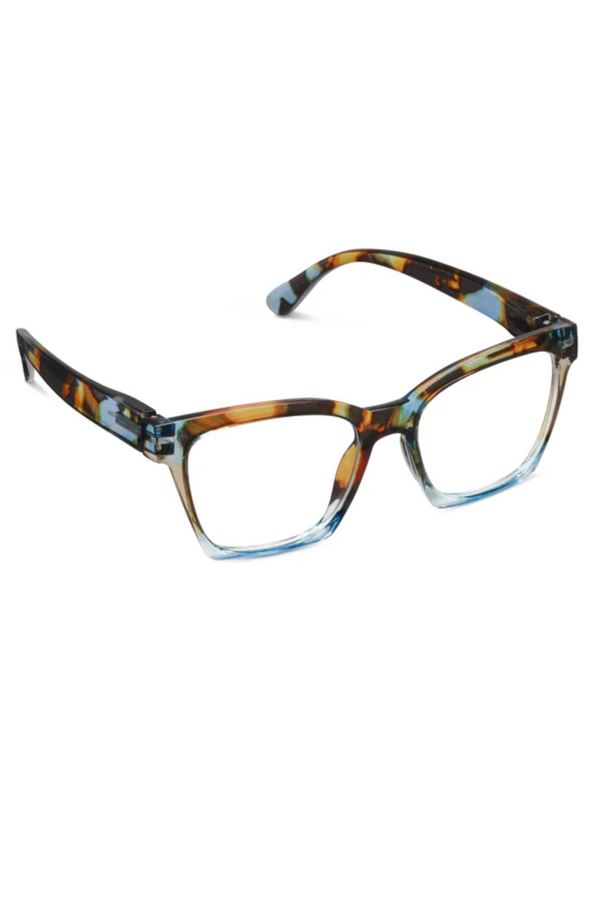 Reading Glasses - Birdie Blue Quartz Colorblock