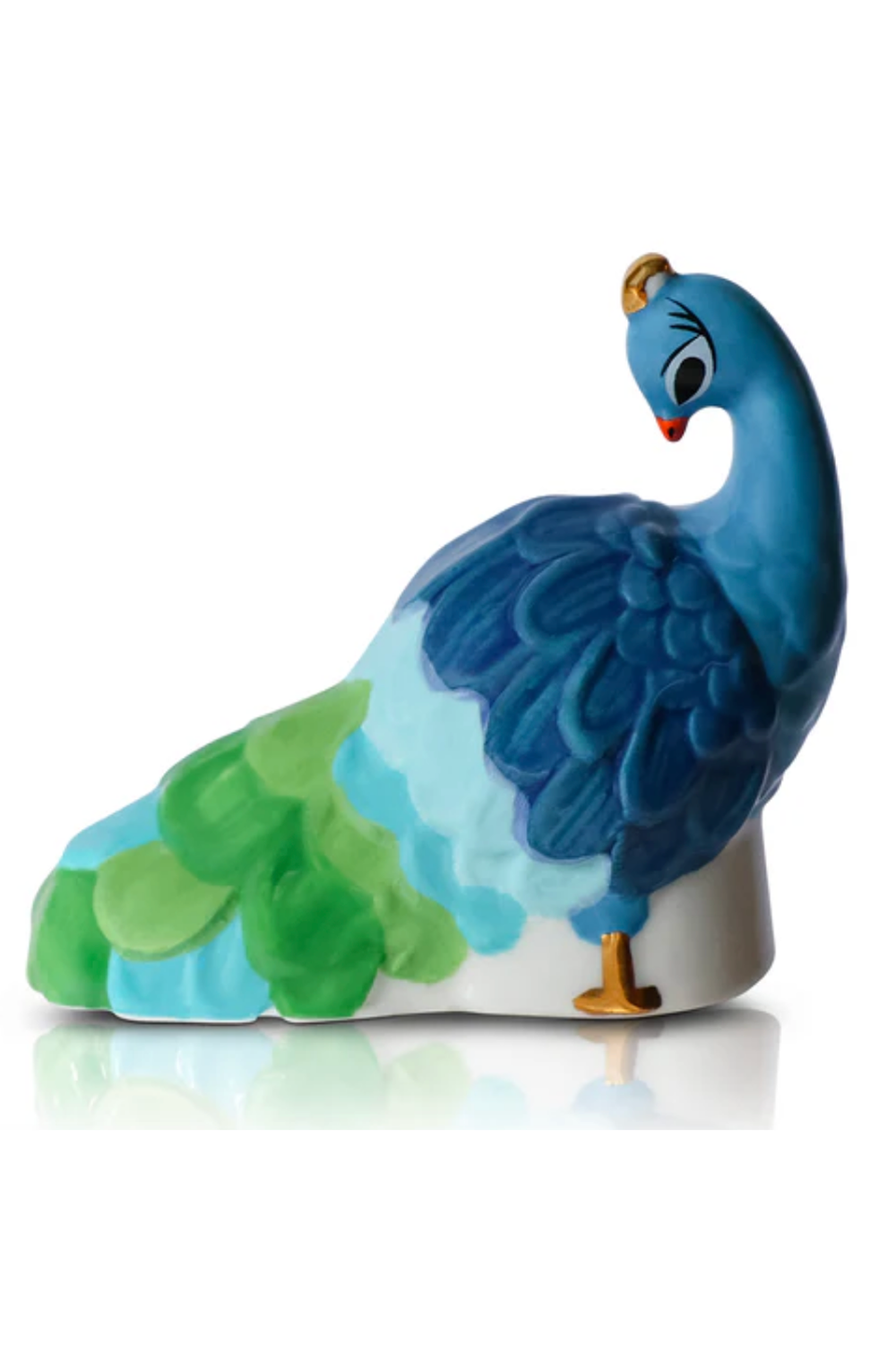 Nora Fleming Mini Attachment - Fancy Feathers Peacock