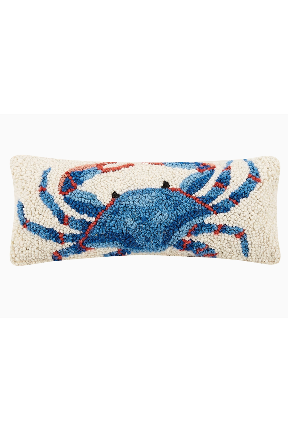 Hooked Small Pillow - Single Blue Crab
