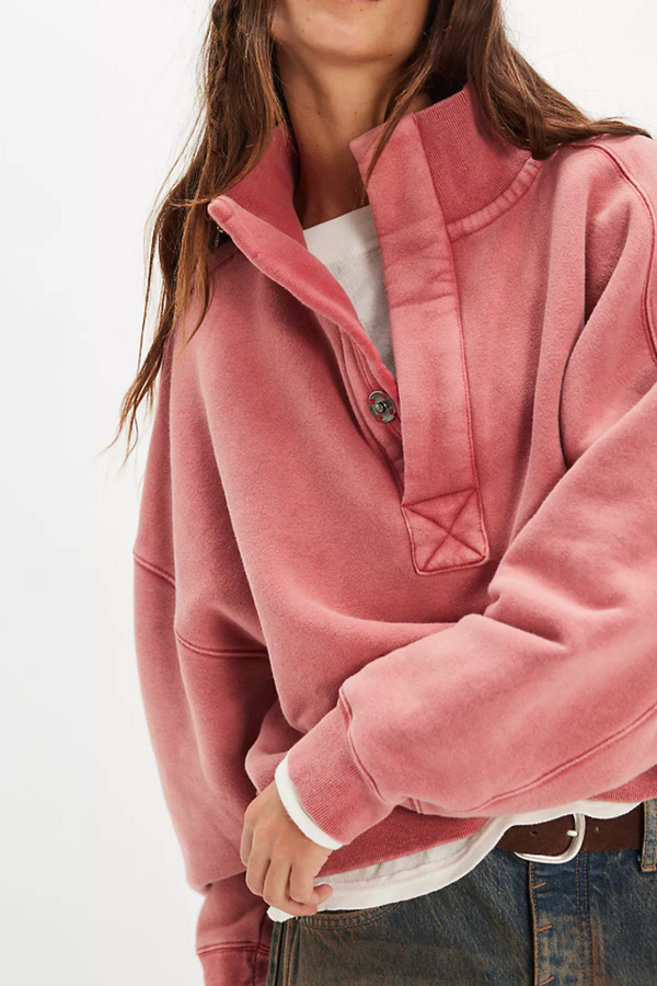 FP Timeless Pullover - Salsa