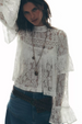 FP Lilabeth Lace Top - Clean Ivory