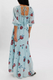 FP Morning Meadows Long Sleeve Maxi Dress - Pastel Blue