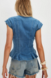 FP Dyland Denim Vest - Medium Blue