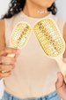 MINI Vented Hair Brush - Tan