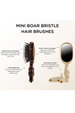 MINI Boar Bristle Hair Brush - Tortoise