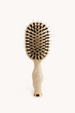 MINI Boar Bristle Hair Brush - Tan