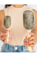 MINI Boar Bristle Hair Brush - Tan