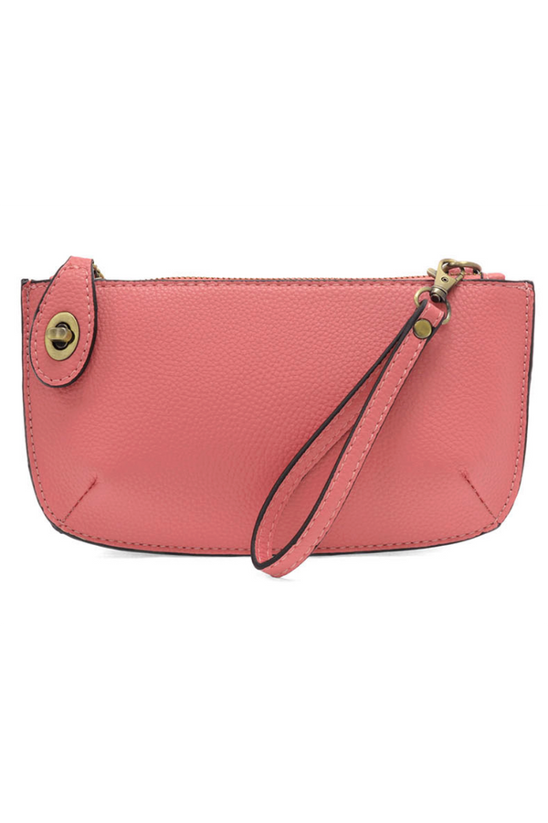 Joy Mini Crossbody Wristlet Clutch - Jellyfish Pink