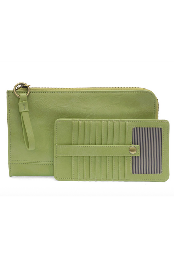 Joy Karina Convertible Wristlet / Wallet - Soft Green