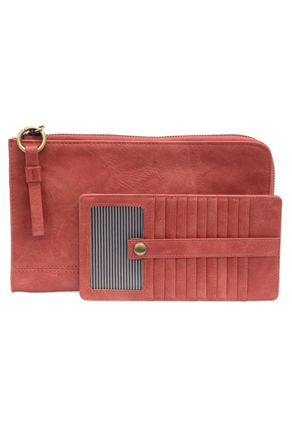Joy Karina Convertible Wristlet / Wallet - Desert Coral