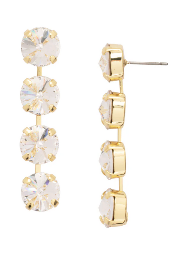 Mara Statement Earring - Crystal