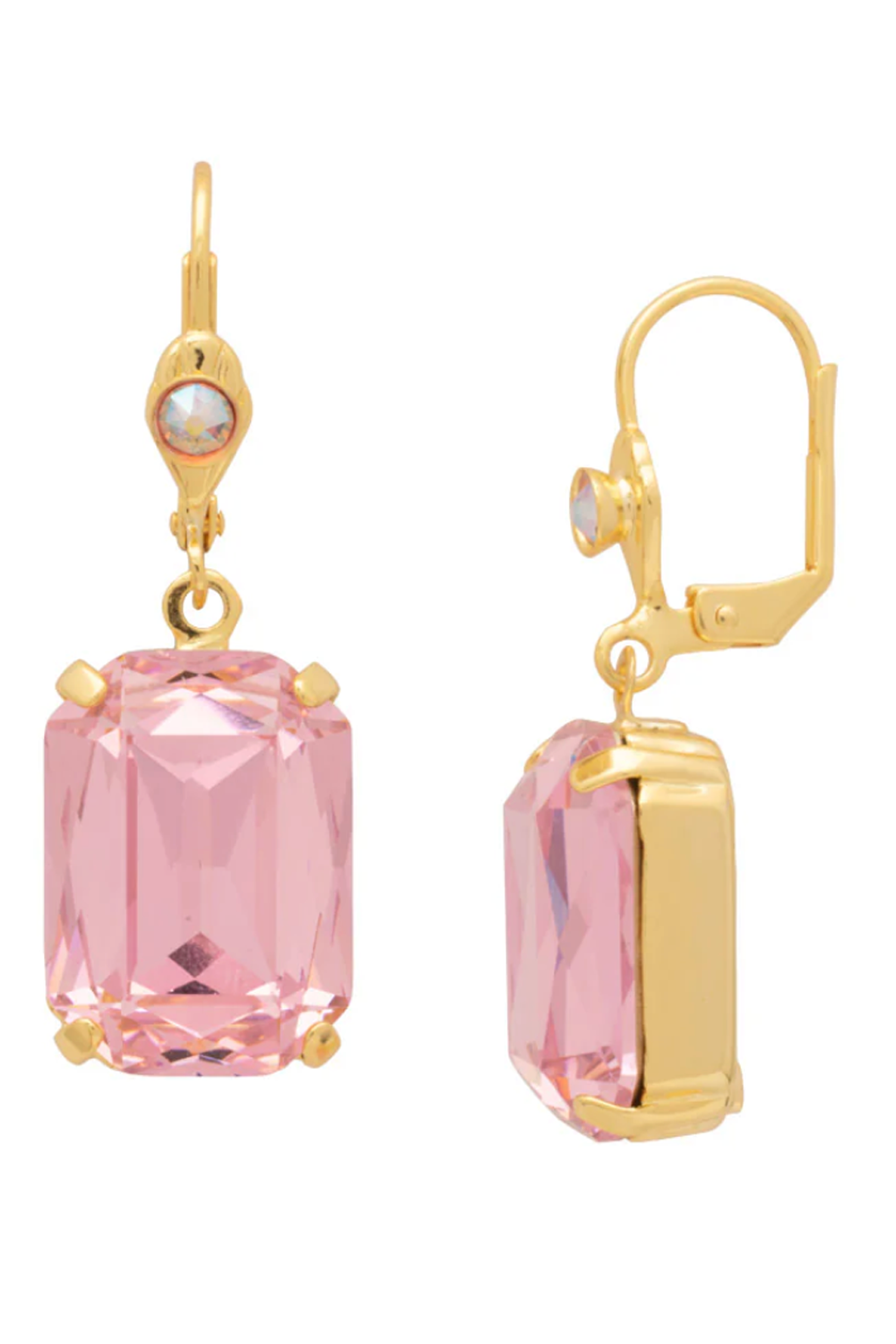 Kathleen Studded Dangle Earring - Panama Rose