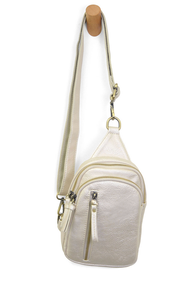 Joy Skyler Sling Bag - Metallic Pearl